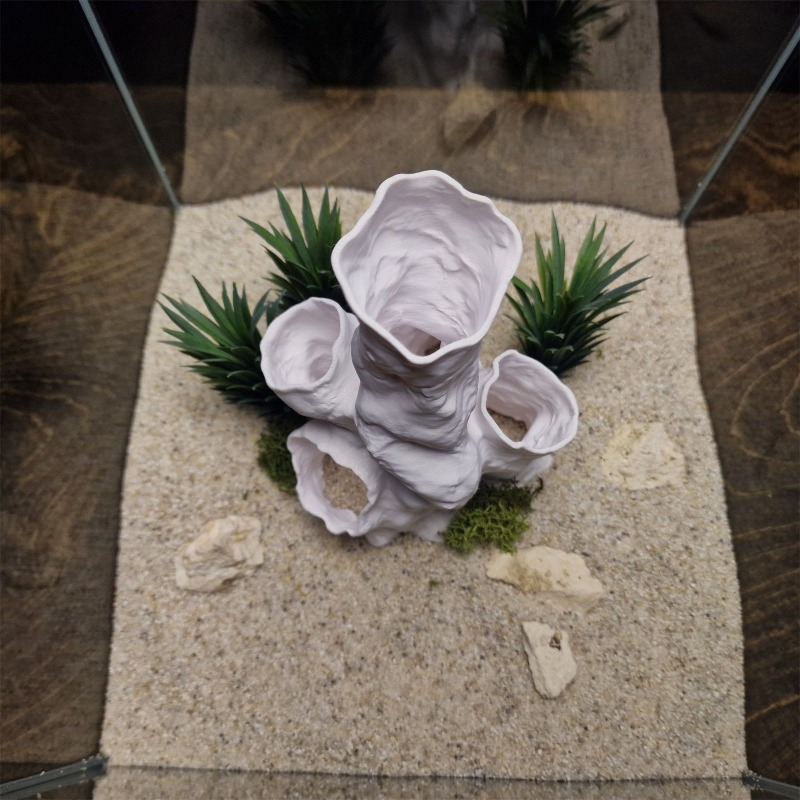 Aquarium Plants For Sale - Bestseller 3D-Gedruckter Korallen-Tunnel Versteckhöhle Baumpflanzen-Einsatz Aquarium