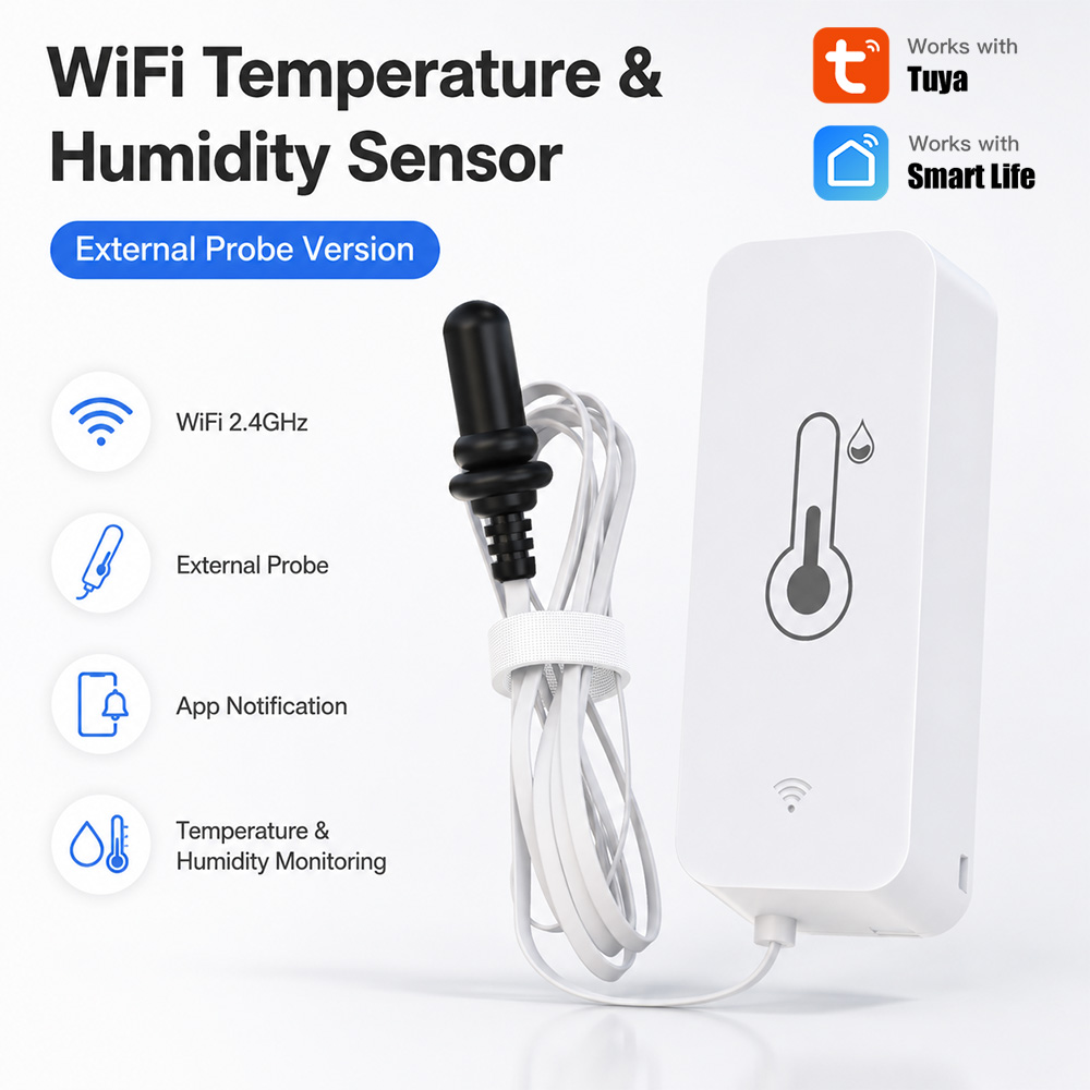 Aquarium Planted Plants - Tuya WiFi Temperatur Feuchtigkeit Sensor Mit