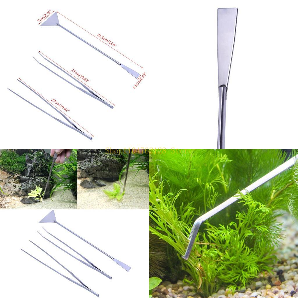 Aquarium Plants For Sale - 3er-Pack Aquarium Pinzette Spachtel Werkzeuge Edelstahl