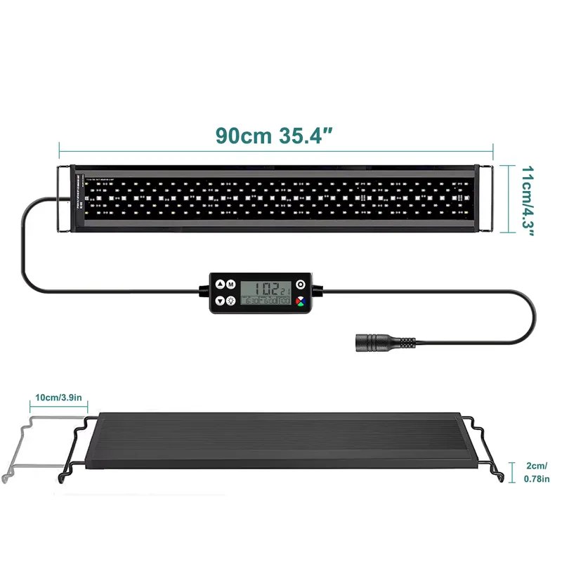 Aquarium Planted Fish - SIROKA SRK-YFT 90 cm Vollspektrum LED-Aquariumbeleuchtung