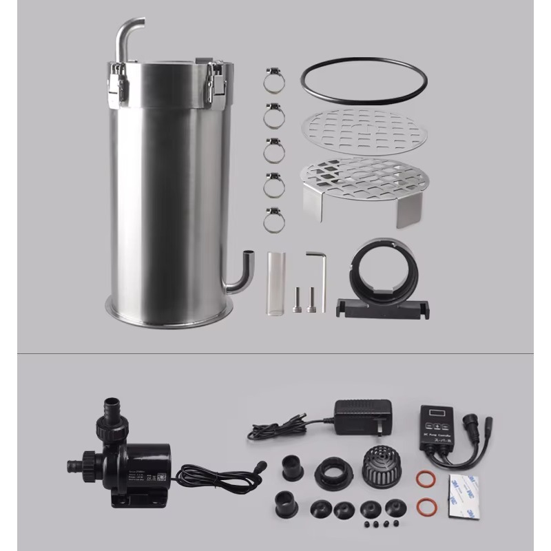 Aquarium Planted Tank Filter - Oq Original Factory Aquarium-Zubehör, Edelstahl, Aquarium,
