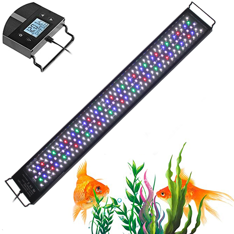 Aquarium Plant Light Spectrum - Programmierbares 8-Farben-LED-Aquariumlicht mit automatischem Ein- und