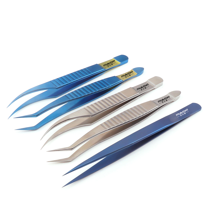 Planted Clip Tweezers - Pfropfen der Wimpernzange, spezielle Pinzette für