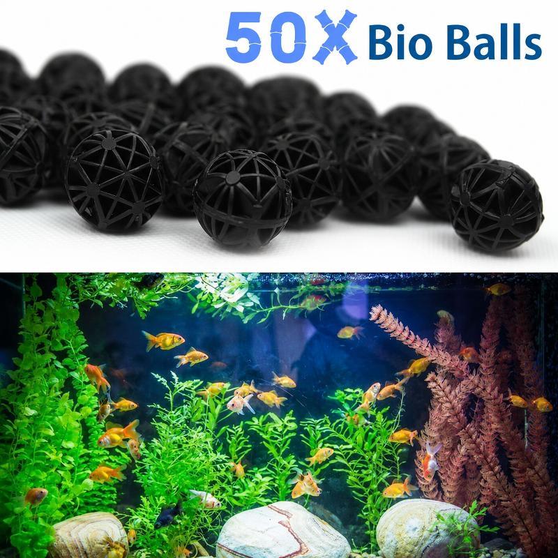 50 Stück 16mm Aquarium Bio-Fil – Aquarium Planted Fish Bewertung und Preis