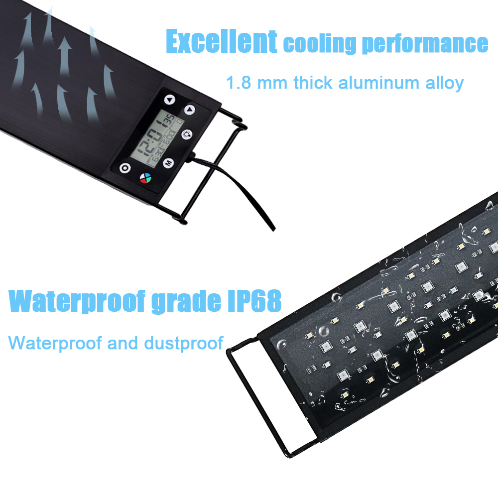 30-60cm Aquarium 24/7 Vollspek – Aquarium Plant Light Spectrum Bewertung und Preis